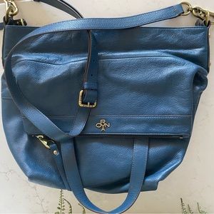 orYANY Leather Convertible Foldover Crossbody Bag